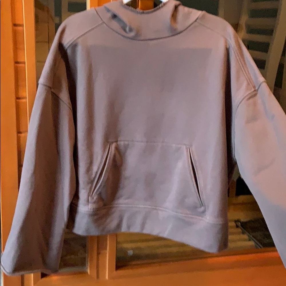 Alo cropped hoodie sz large